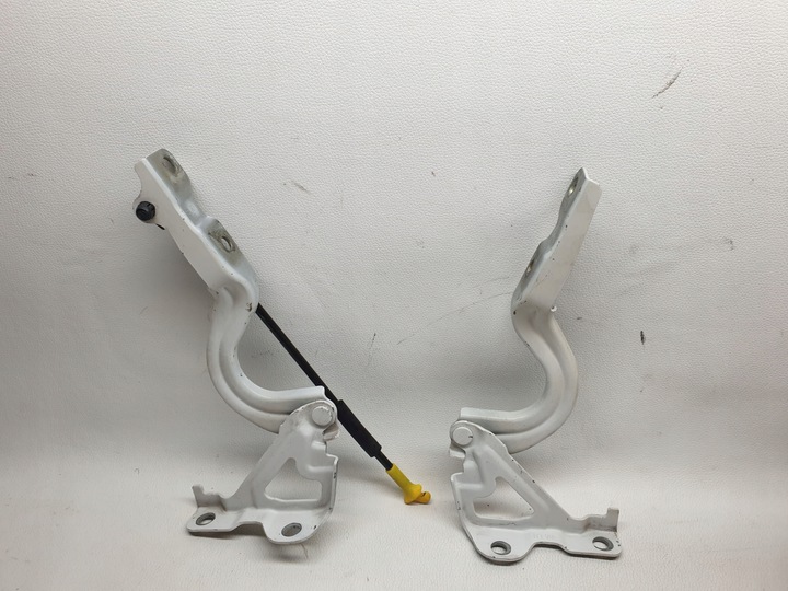 фото №5, Hyundai i10 ii 13-19 петли капота перед левый правый комплект белый