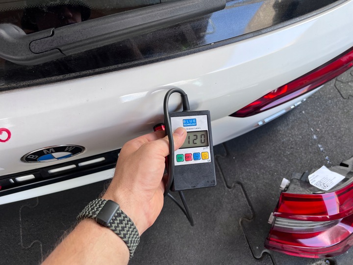 фото №9, Крышка зад задняя багажника лампы приводы bmw x5 g05 цвет a300