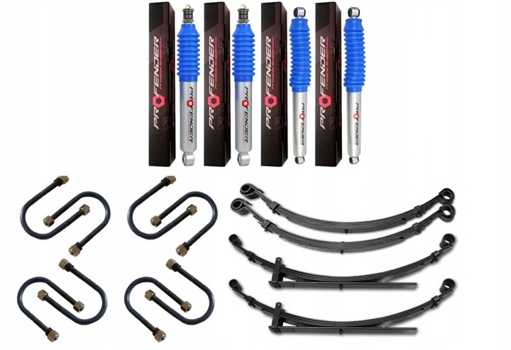 фото №1, Комплект подвешивание рестайлинг +2 '' адаптер suzuki samurai profender efs рессоры