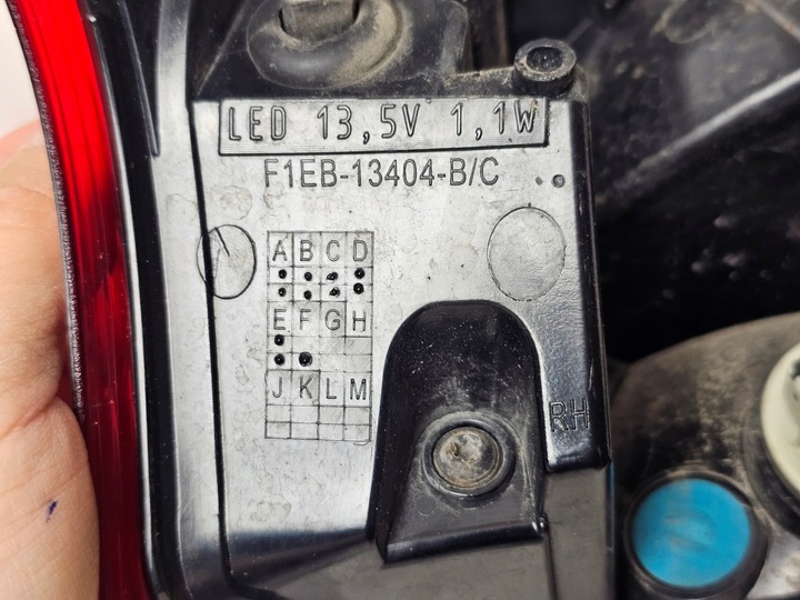 фото №10, Лампа фара зад задня права праві ford focus mk3 рестайлінг f1eb-13404-b led