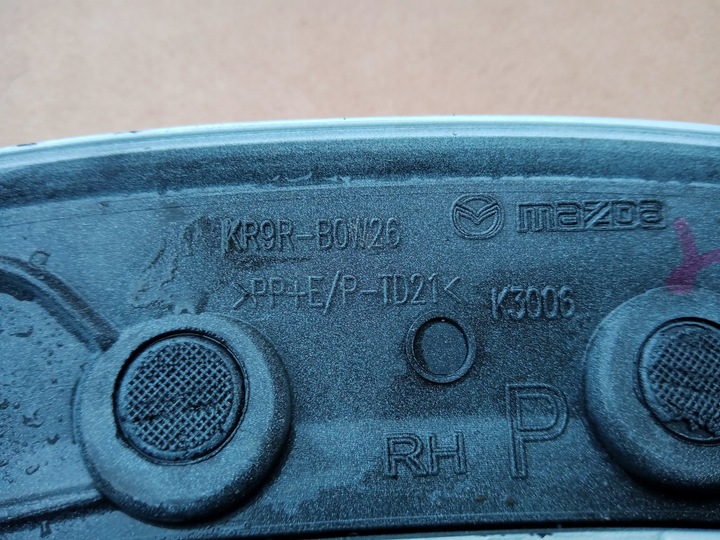 фото №10, Mazda cx60 права планка крила зад 2022r