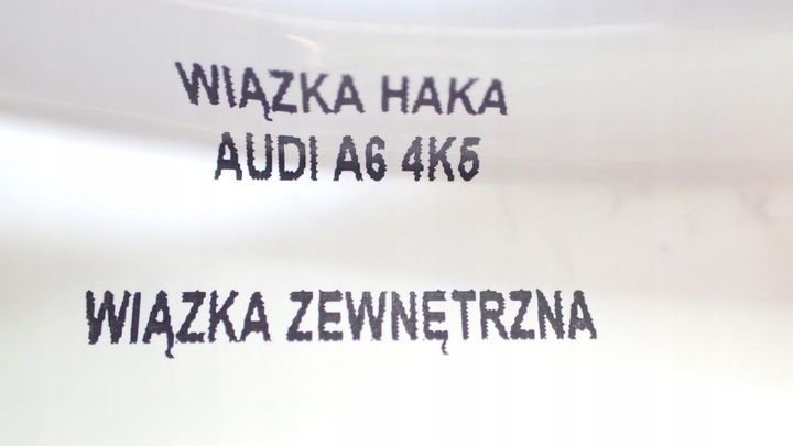 фото №12, Новая жгут внутренняя наружная фаркоп audi a6 4k5