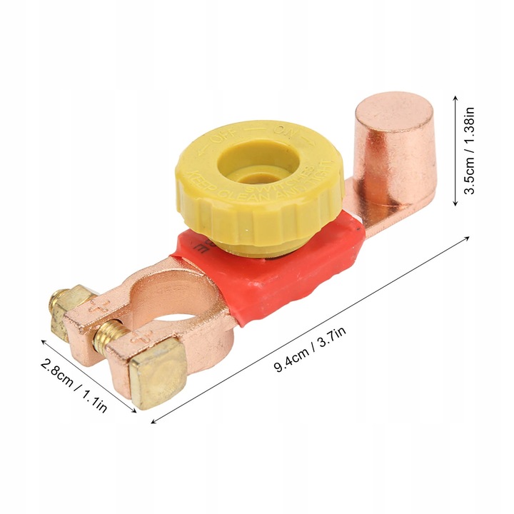фото №8, Клемма отключатель токовый акумулятора масса