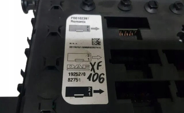 фото №3, Головна коробка запобіжників daf xf 106 e5 e6