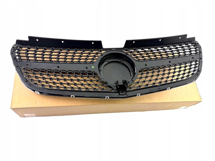 фото №11, Решётка радиатора решётка mercedes vito w447 рестайлинг 19-23 diamond