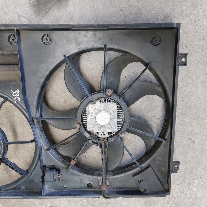 фото №11, Volkswagen passat b6 2,0tdi вентилятор радиатор 1k0121207aq 1k0121205