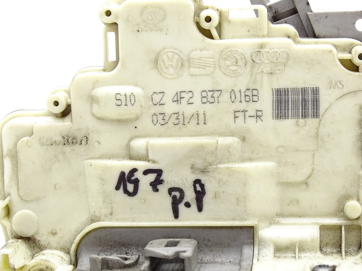 фото №14, Замок дверь правый перед переднее audi a6 c6 4f 9 pin 4f2837016b