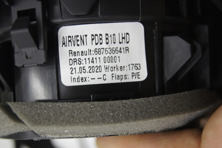 фото №11, Решётка воздуховод левая + правая + средняя zoe ii рестайлинг