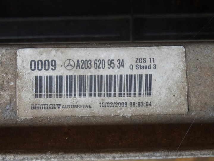 фото №10, Mercedes w203 clc 1.6 1.8 компрессор механическая коробка передач pas переднее радиатор балка