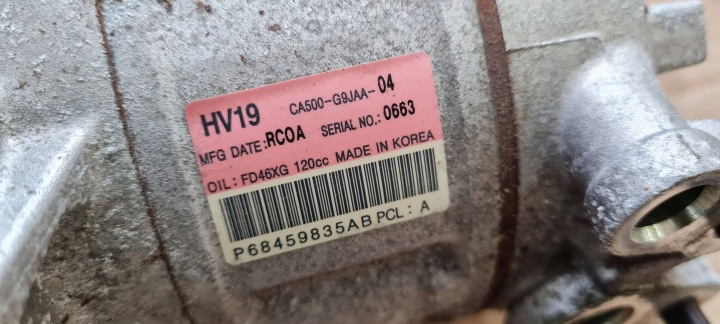 фото №8, Jeep grand cherokee wl 2022 компрессор кондиционера 3.6 v6 p68459835ab
