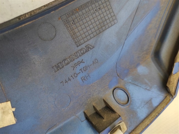 фото №9, Планка крыло правая зад honda civic x 10 тип r