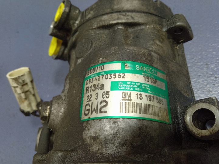 фото №5, Opel meriva a i 1.3 cdti компрессор кондиционера 13197538 sd6v10