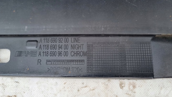 фото №12, Порог планка mercedes cla w118 19-22 amg правые