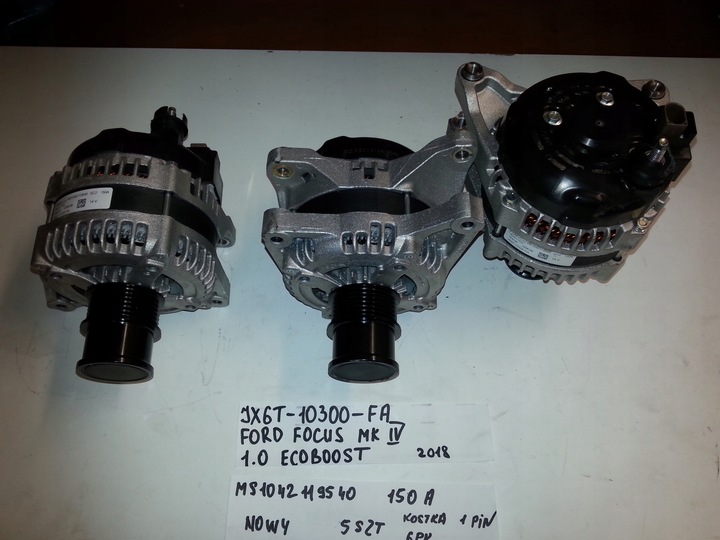 фото №1, Генератор ford focus mk4 1.0 ecobost