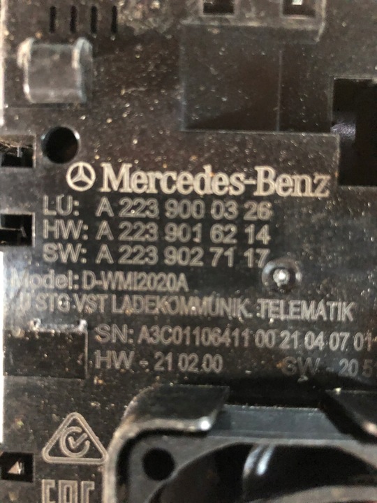 фото №8, Mercedes w223 модуль telematik 2239000326