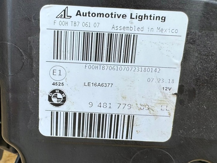 фото №8, Bmw x5 g05 полный led комплект лампа перед 9481780, 9481813