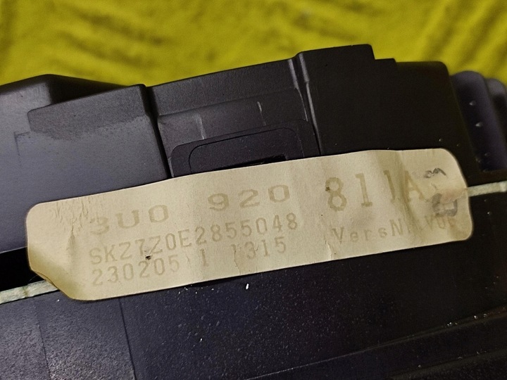 фото №7, Skoda superb 1.9 tdi спідометр  прилади 3u0920811a