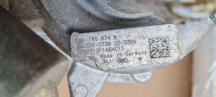 фото №12, Q3 83a турбонагнетатель турбина 2.0 tfsi 06k145874m vw audi tiguan