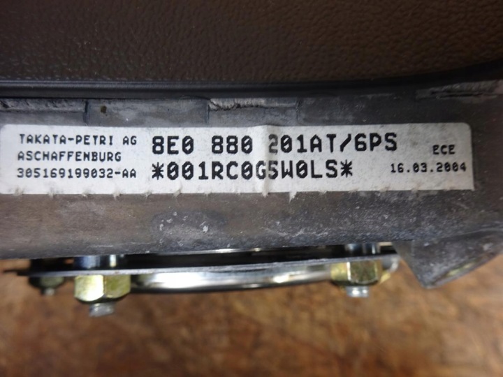 фото №12, Audi a3 s3 8l tt 8n a4 b6 повітряна подушка подушка  водія 8e0880201at