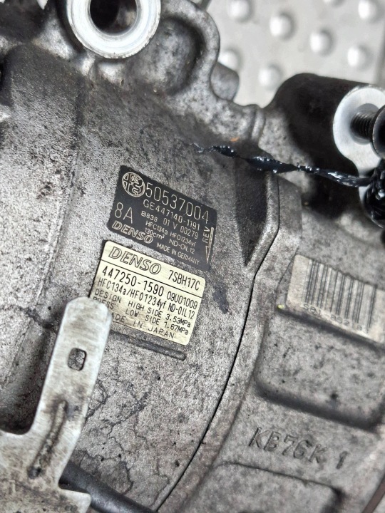 фото №6, Компрессор кондиционера alfa romeo giulia stelvio 16- 2.2 mjet 50537004