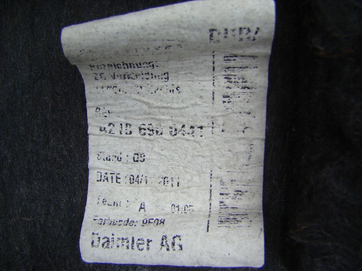 фото №5, Оббивка багажника боковина праві cls w218 sedan