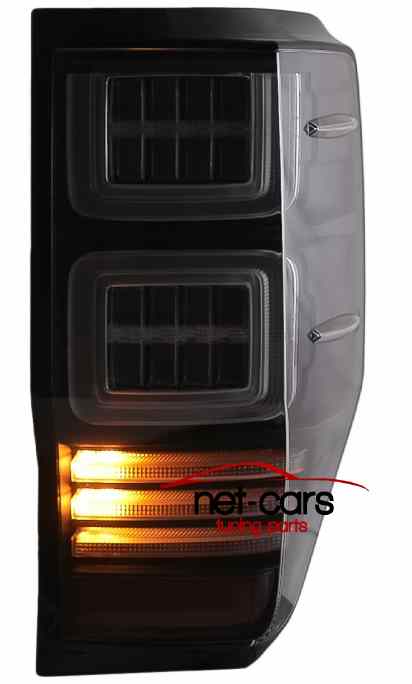 фото №11, Лампи задні ford ranger 12-18 повний led neon динамік чорні чорний