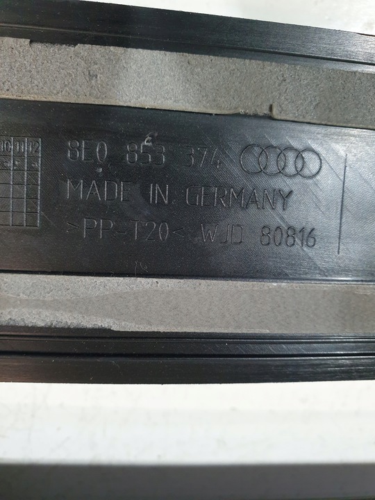 фото №9, Планки накладки порогові 8e0853374 audi a4 b6 eur комплект