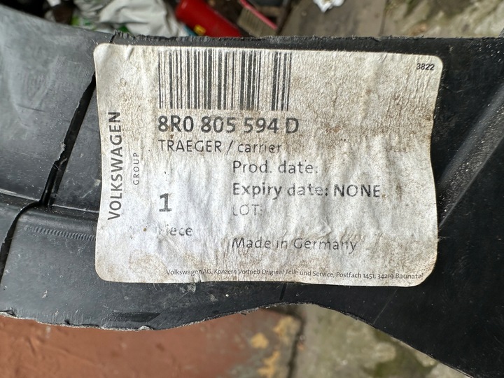 фото №7, Audi q5 8r 2008-2016 pas переднє підсилювач 8r0805594 оригінальний ідеальний