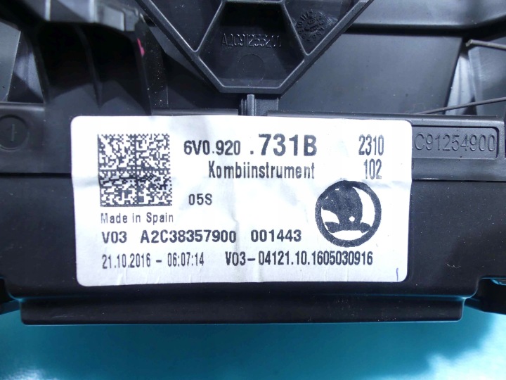 фото №7, Спідометр  skoda fabia iii 1.4 tdi європа