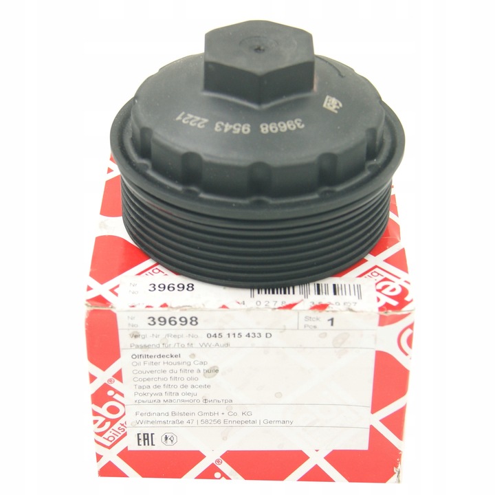 фото №1, Febi корпус кришка фільтра масла 39698