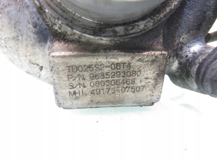 фото №5, Turbosprężarka peugeot partner i 1.6 hdi 9685293080 td025s206t4