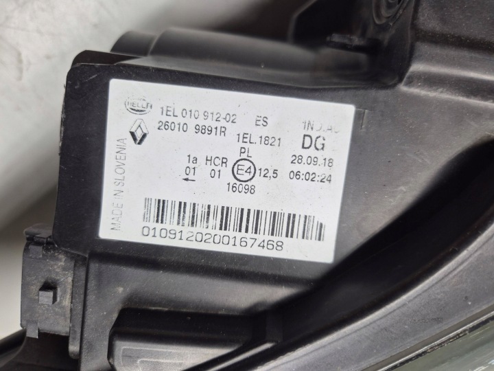 фото №7, Описание! фара передняя renault zoe 12-19 260109891r оригинал eu правая