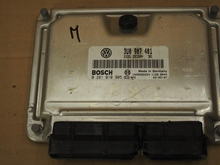 фото №5, Комп'ютер двигуна skoda superb i 2.5 tdi 3u0907401