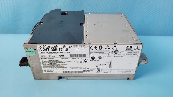 фото №1, Mercedes x247 glb 200 23r радио навигация ntg6 high ece a2479001718