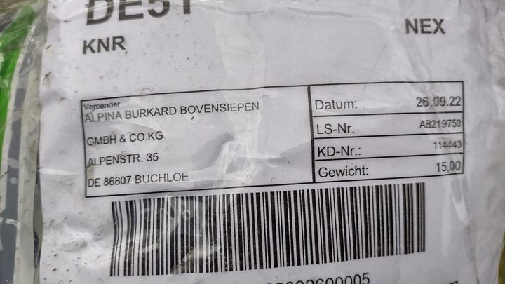 фото №8, Глушник вихлоп alpina g11 b57d30 новий