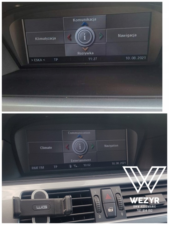 фото №10, Польські меню bmw cic ccc evo nbt pl spolszczenie