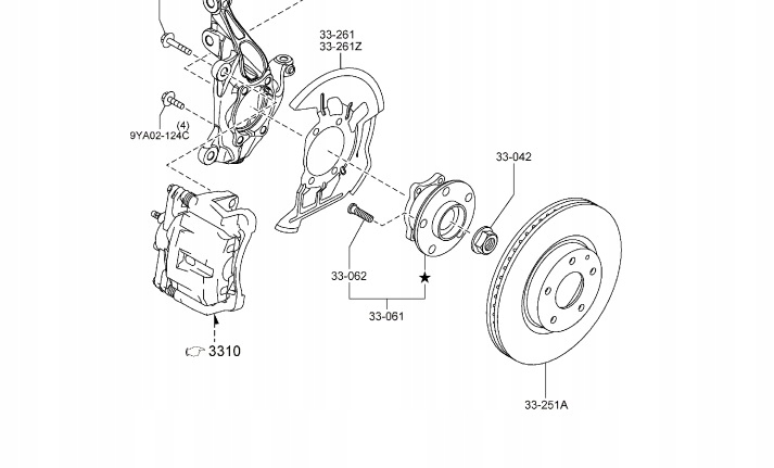 фото №10, 2x диски 320mm + тормозные колодки перед mazda cx-5 kf cx-9 tc оригинал