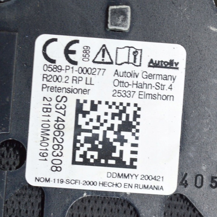 фото №7, Bmw 3 g20 g21 2021 левая сторона pas безопасности сиденья заднего