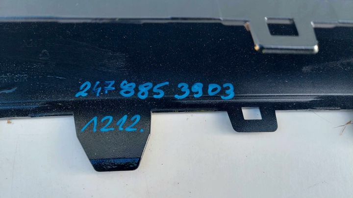 фото №7, Mercedes glb x247 amg планка бампера перед передня чорний нова оригінальний номер