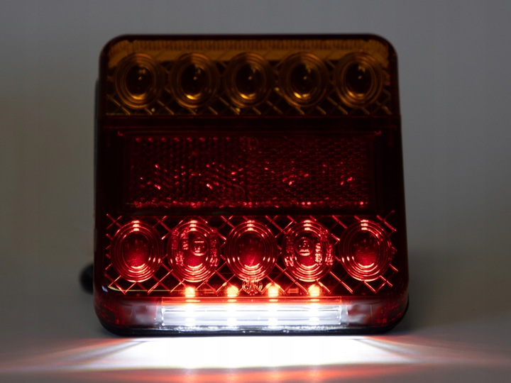 фото №9, 2x лампа задняя прицепы комбинированная led диодный универсальный магнит пара