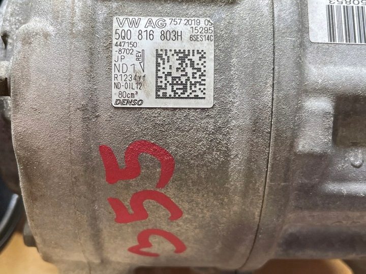 фото №11, Vw audi skoda 2.0 tdi компресор кондиціонера компресор 5q0816803h