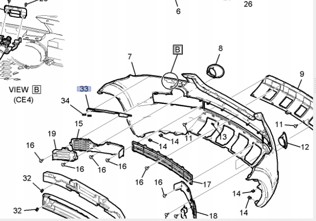 фото №3, Кронштейн ремня передней captiva 96804074