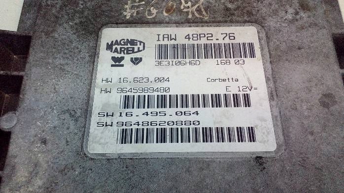 фото №10, Блок керування двигуном (ecu) magneti marelli 9645989480