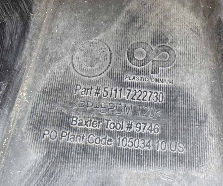 фото №12, Бампер перед передний bmw x5 e70 рестайлинг 10-14 pdc низ спойлер 7210763