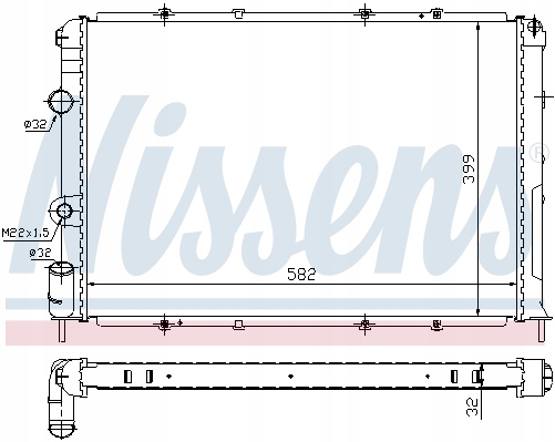 фото №12, Радіаторів двигуна nissens 63938a 7700838133