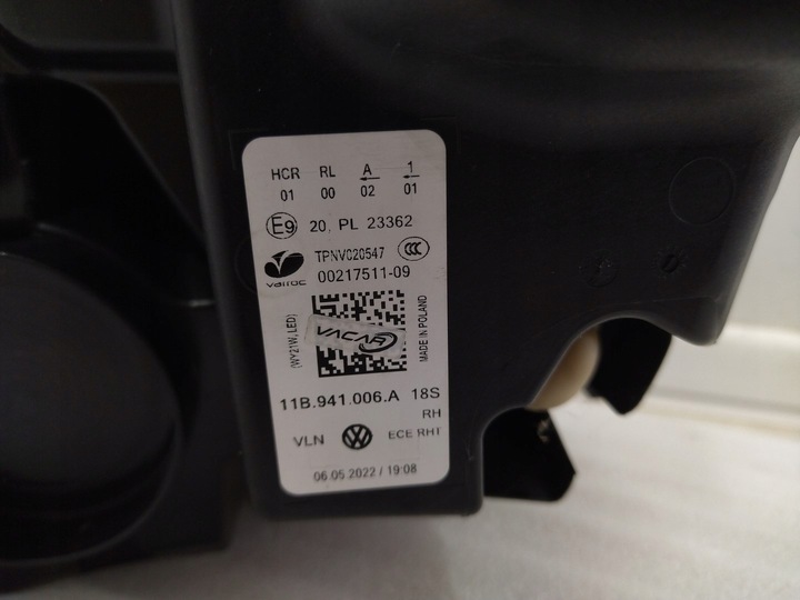 фото №13, 11b941006a фара лампа перед правая полный led vw id4 2021+