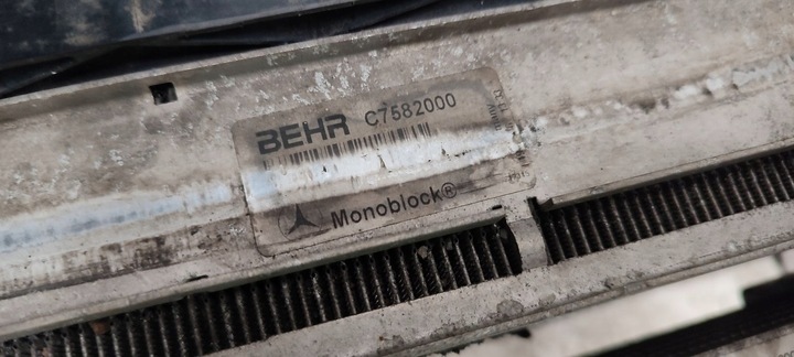 фото №15, Радіатор води кондиціонера вентилятор mercedes w245 b-klasa 2,0 cdi