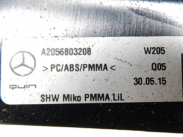 фото №9, Рамка панелі радіо - mercedes w205 eu