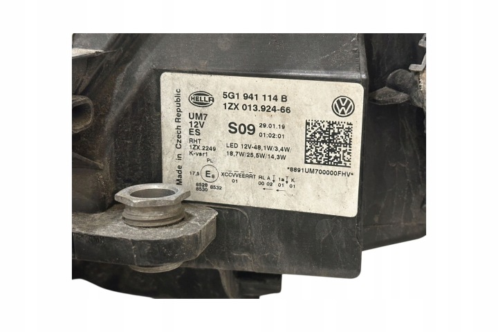 фото №9, Фара volkswagen e-golf 5g1941114b