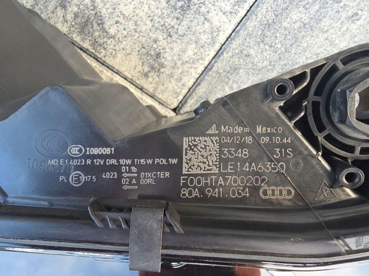 фото №15, Audi q5 sq5 80a fy лампи перед повний led динамічний 80a941033 80a941034 2018